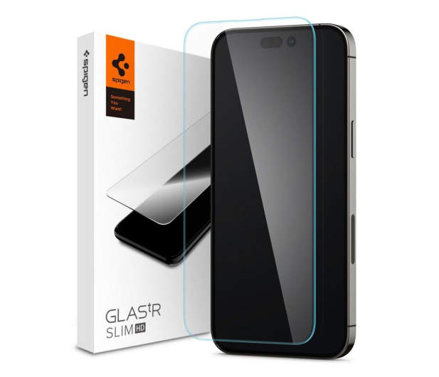 Spigen Szkło Hartowane Glas.TR Slim do iPhone 14 Pro Max - 1070148 - zdjęcie